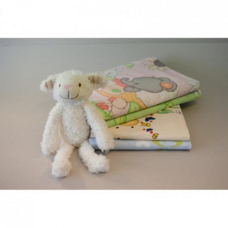 4 dalių patalynės komplektas lopšiui Vilaurita 601