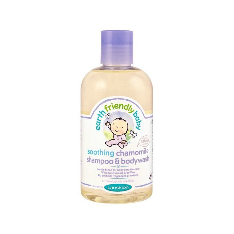 Lansinoh ekologiškas kūdikių šampūnas su ramunėlėmis Earth Friendly Baby, 250ml