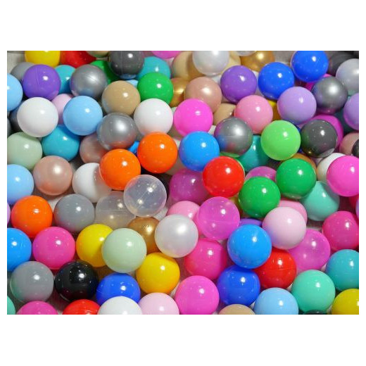 Rankų darbo kvadratinis grafito spalvos kamuoliukų baseinas 110x110x40 su 600 vnt. kamuoliukų