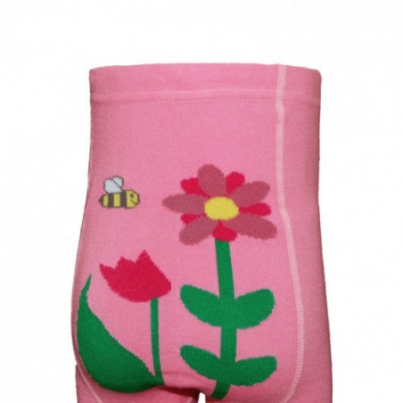 Rožinės pėdkelnės vaikams Tulpės 14900