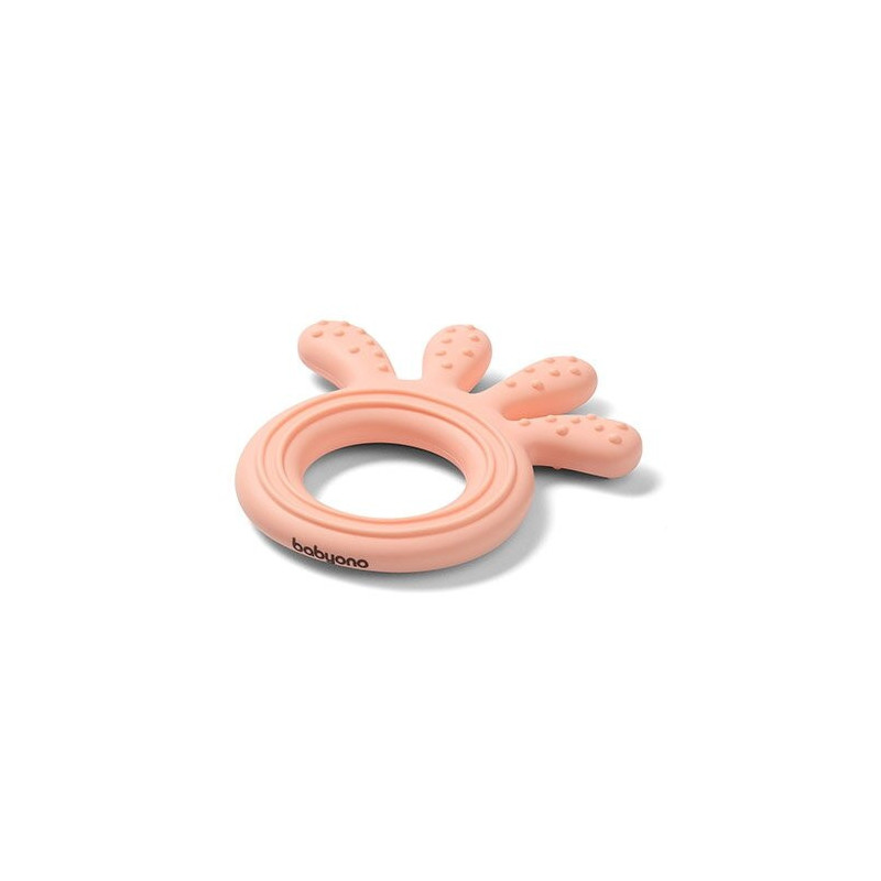 BabyOno kramtukas silikoninis aštuonkojis rožinis 826/01