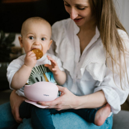 Babyono lėkštutė silikoninė neslystanti rožine 1481/02