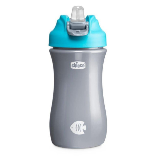 CHICCO 00006920200000 Bidonas su minkštu kandikliu 350 ml 2Y+ BOY