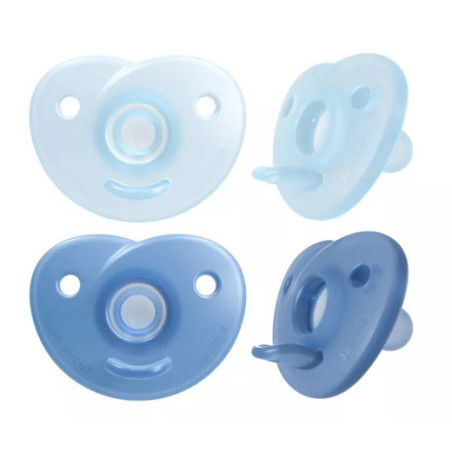 AVENT SCF099/21 CURVED SOOTHIE BOY 0-6m čiulptukas