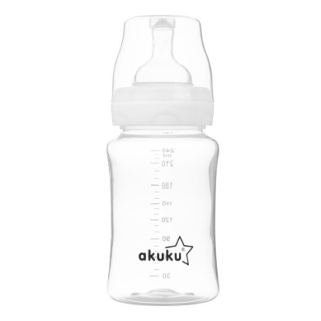 AKUKU A0107 Plataus kaklelio buteliukas 240 ml