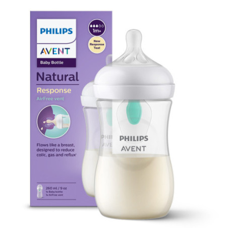 AVENT SCY673/01 Natūralus reaguojantis buteliukas 260 ml