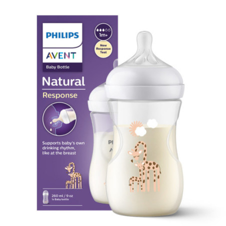 AVENT SCY903/66 Natural Decor Responsive buteliukas 260 ml