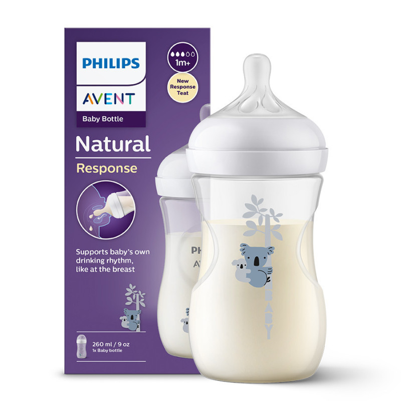 AVENT SCY903/67 Natural decor Responsive buteliukas 260 ml