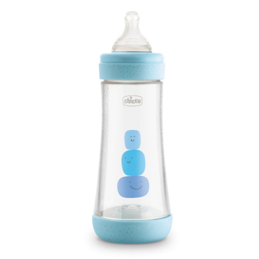 CHICCO 00020235200040 PERFECT5 buteliukas 300 ml 4m+ berniukas*