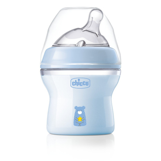 CHICCO 00081311200000 NF plastikinis butelis 0m+ 150 ml berniukas