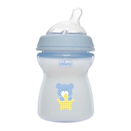 CHICCO 00081323200000 NF plastikinis butelis 2m+ 250 ml berniukas