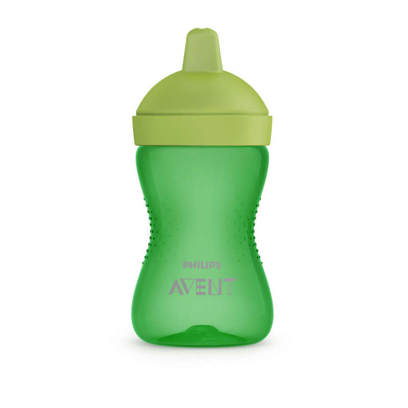 AVENT SCF804/03 Kietas puodelis su kramtymui atspariu kandikliu 300ml 18+ žalias