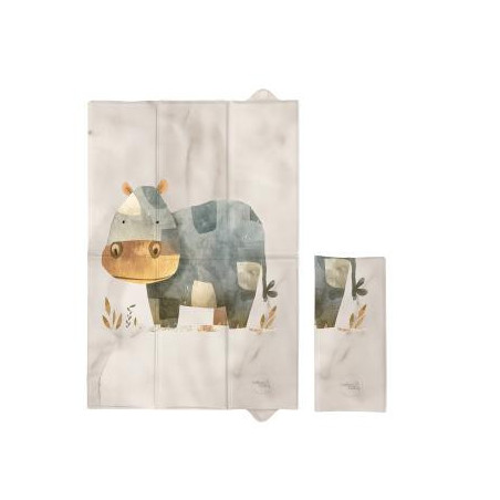 CEBA 305-000-780 Sulankstomas persirengimo kilimėlis 40x60 Basic Cosy Hippo