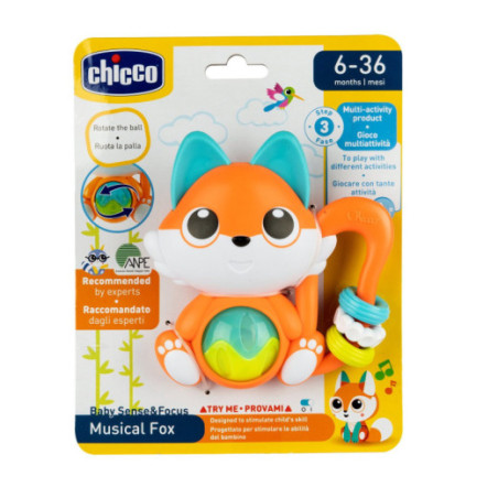 CHICCO 00011589000000 Rattle Fox