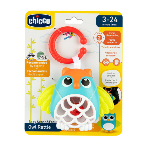 CHICCO 00011590000000 Pūkuotukas Rattle