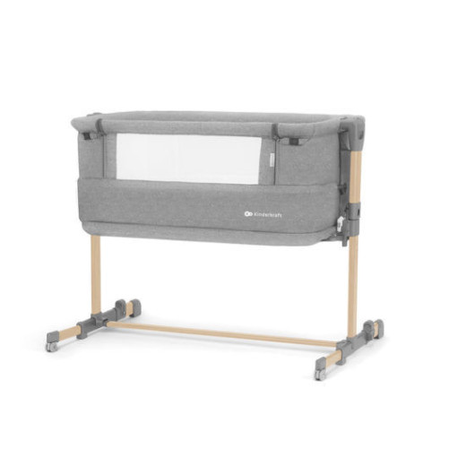 KINDERKRAFT vaikiška lovytė Neste Grow Light Grey Full Wood