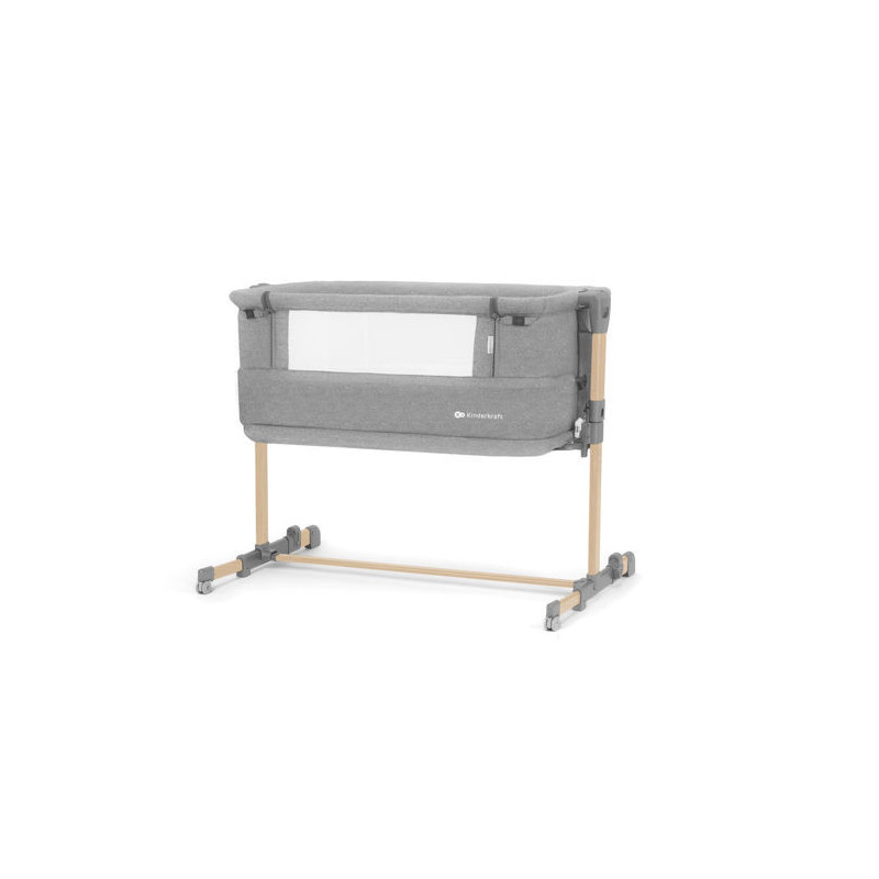 KINDERKRAFT vaikiška lovytė Neste Grow Light Grey Full Wood