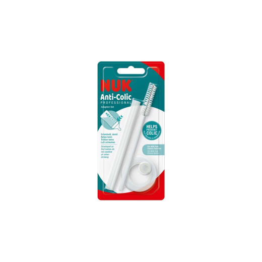 NUK 255626 Nuk Anti-Colic Professional buteliukų adapterių rinkinys