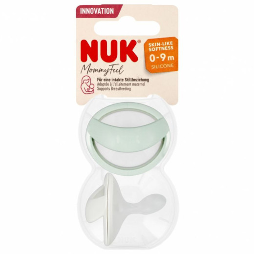 NUK 175310 Silikoninis čiulptukas 0-9 m Mama Ful 2 vnt., žalias