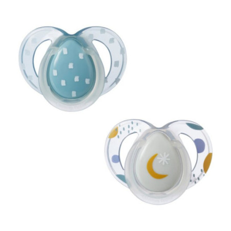 TOMMEE TIPPEE TTP43336297 NIGHT TIME manekenai 6-18m mišinys 2pak