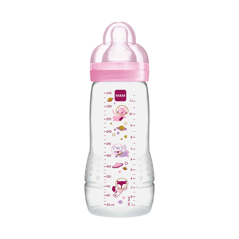 MAM 831867 Easy Active Space Adventure 330 ml mergaitiškas buteliukas