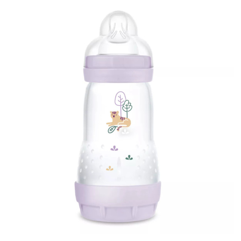 MAM 851162 Perfect Start Planet Love 260 ml mergaitiškas buteliukas nuo kolkos