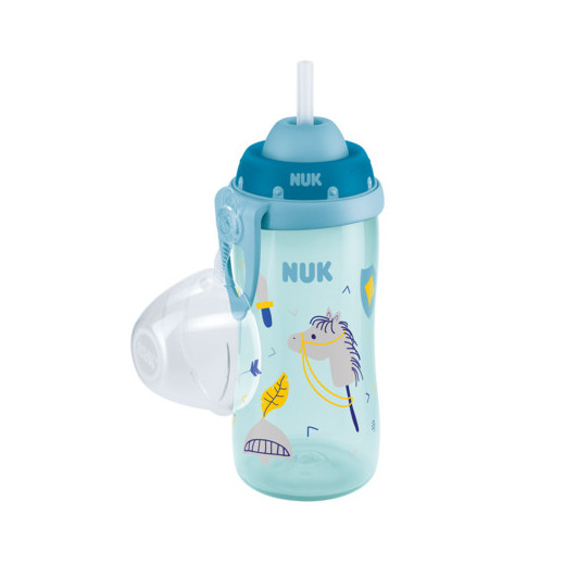 NUK 255410 300 ml FLEXI CUP su šiaudeliu