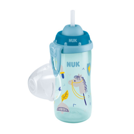 NUK 255410 300 ml FLEXI CUP su šiaudeliu