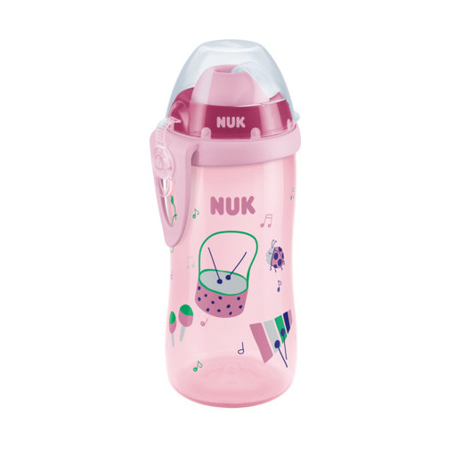 NUK 255410 300 ml FLEXI CUP su šiaudeliu