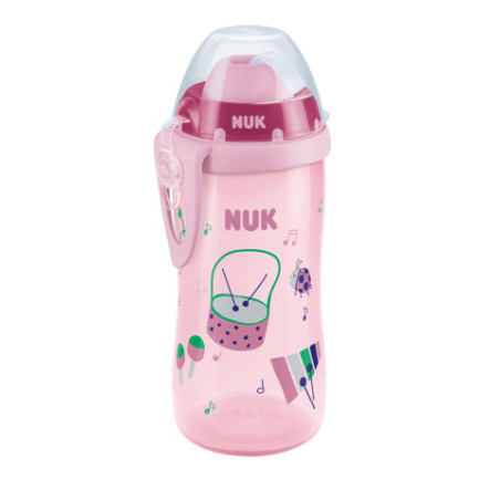 NUK 255410 300 ml FLEXI CUP su šiaudeliu