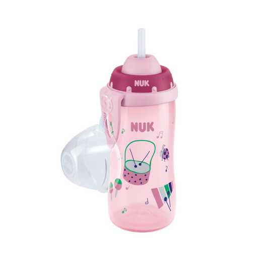 NUK 255410 300 ml FLEXI CUP su šiaudeliu