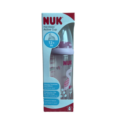 NUK 255410 300 ml FLEXI CUP su šiaudeliu