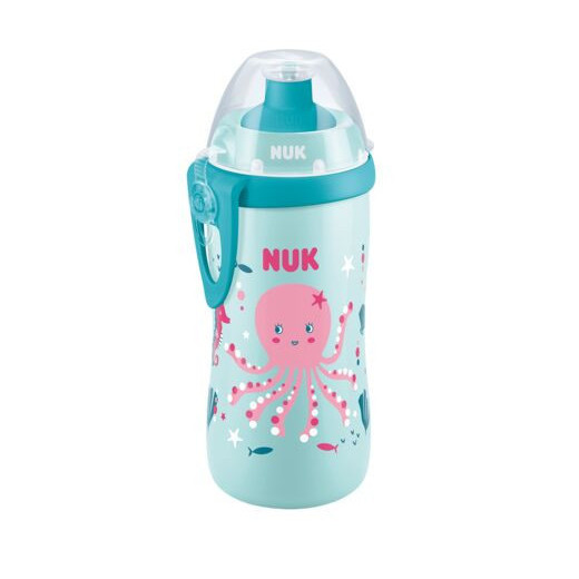 NUK 255576 JUNIOR CUP 300ml 18+ CAMELEON puodelis