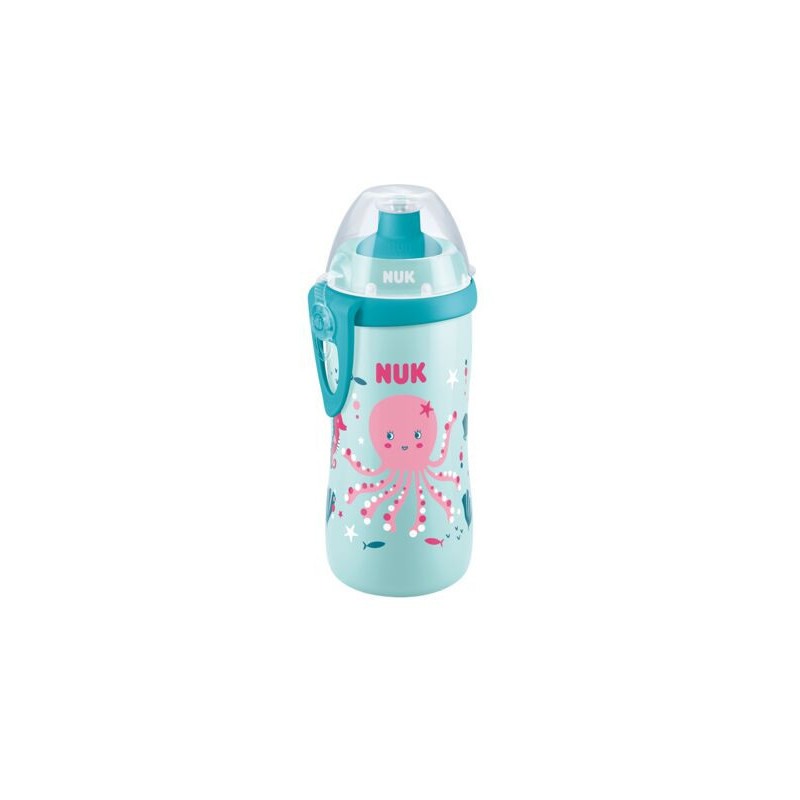 NUK 255576 JUNIOR CUP 300ml 18+ CAMELEON puodelis