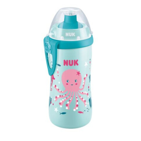 NUK 255576 JUNIOR CUP 300ml 18+ CAMELEON puodelis