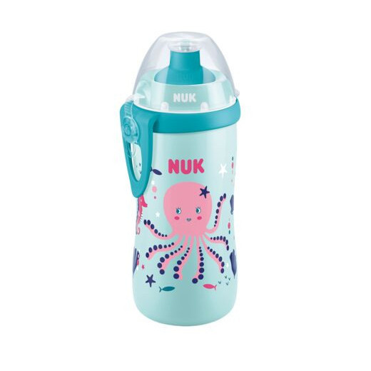 NUK 255576 JUNIOR CUP 300ml 18+ CAMELEON puodelis