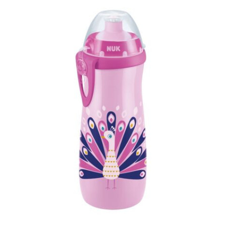 NUK 255577 SPORTINIS KUBAS 450ml.24+ KAMELIONO puodelis