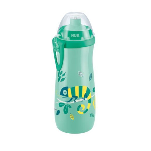 NUK 255577 SPORTINIS KUBAS 450ml.24+ KAMELIONO puodelis