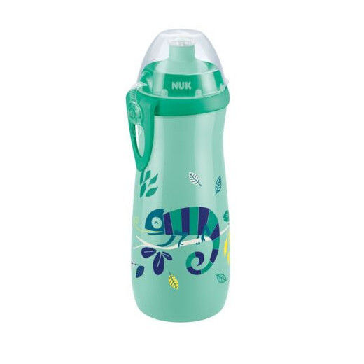 NUK 255577 SPORTINIS KUBAS 450ml.24+ KAMELIONO puodelis