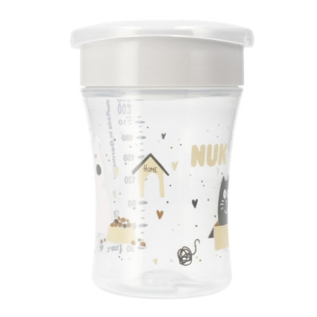 NUK 255684 MAGIC 230 ml puodelis 8m+