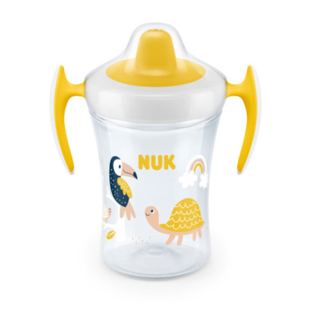 NUK 751140 EVOLUTION TRAINER CUP 230 ml lašinamas puodelis