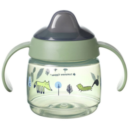 TOMMEE TIPPEE TTP447826 Superstar treniruočių puodelis 190 ml žalias