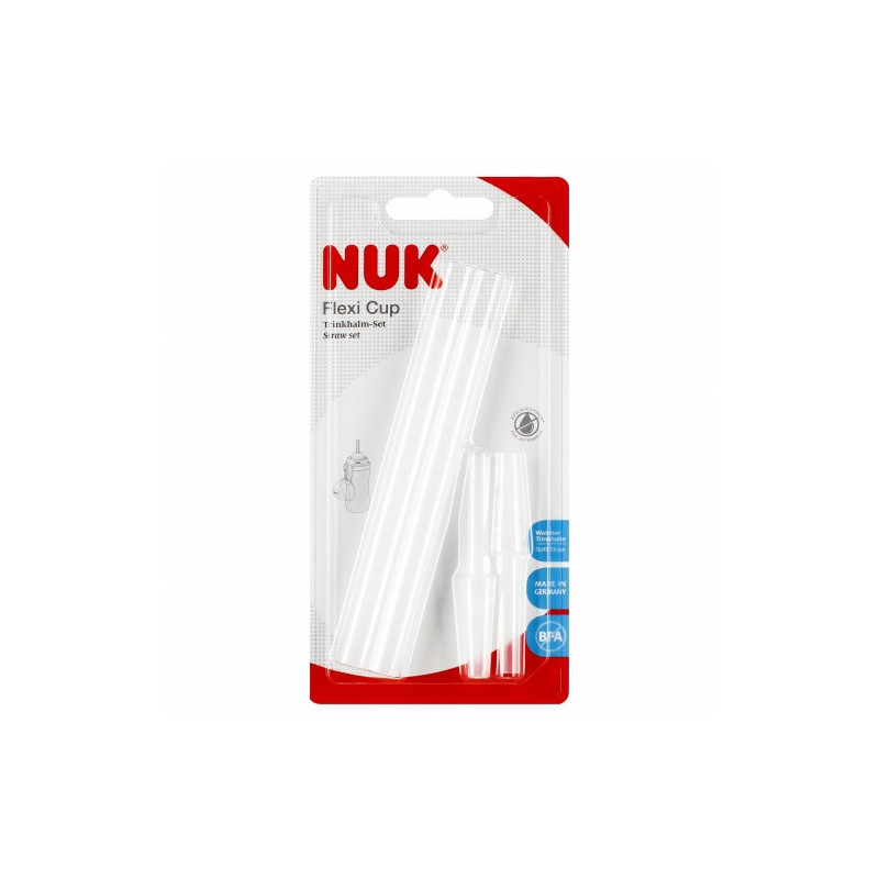 NUK 255562 FLEXI CUP šiaudelis