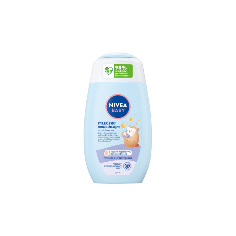 NIVEA BABY 80547 Drėkinamasis pienelis 200 ml