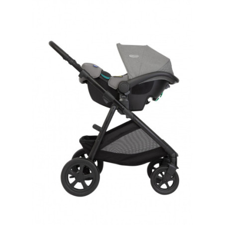 GRACO Vaikiškas vežimėlis NEAR2ME DLX TRIO ASH 3-in-1 rinkinys