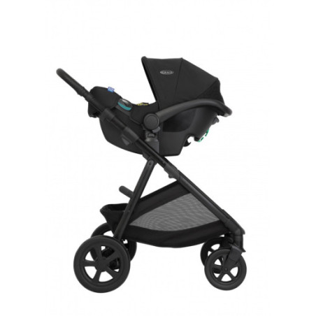 GRACO Vaikiškas vežimėlis NEAR2ME DLX TRIO MIDNIGHT 3-in-1 rinkinys