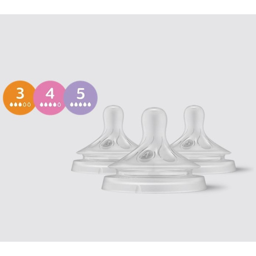 AVENT SCY960/03 Natūralių čiulptukų rinkinys 1m+, 3m+, 6m+