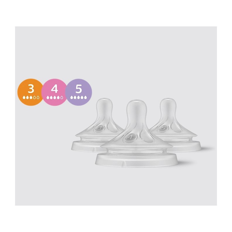 AVENT SCY960/03 Natūralių čiulptukų rinkinys 1m+, 3m+, 6m+