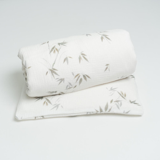 2 dalių muslino patalynės komplektas lopšiui Vilaurita 1187